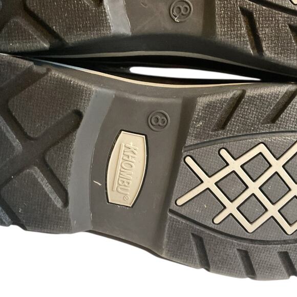 Khombu Ellie Women`s Winter Snow Boots Black US 8M 12" Tall Faux Fur Trim - Picture 7 of 9